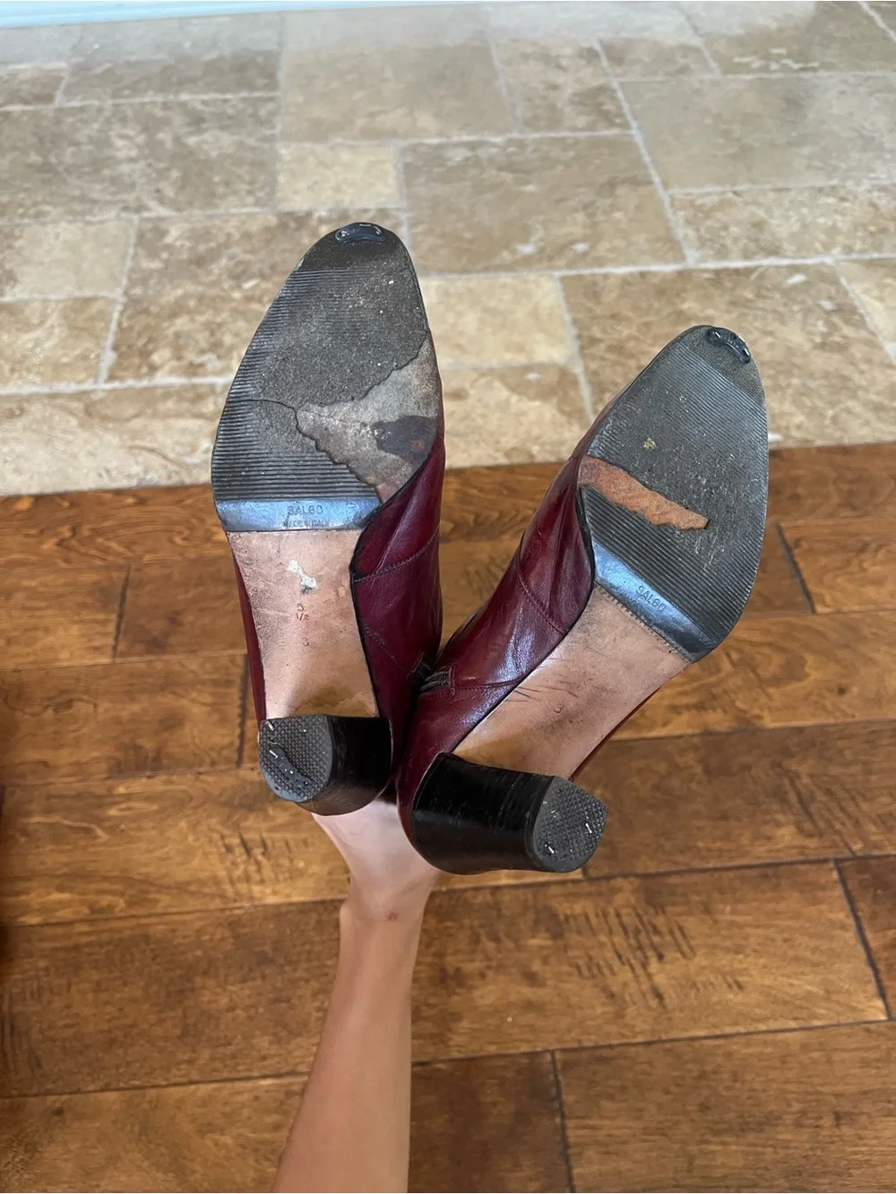 Vintage Italian Leather Dominique Knee High Boots 5.5